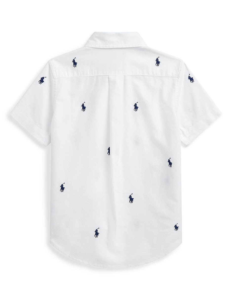 Playera polo ralph lauren manga regular para niño