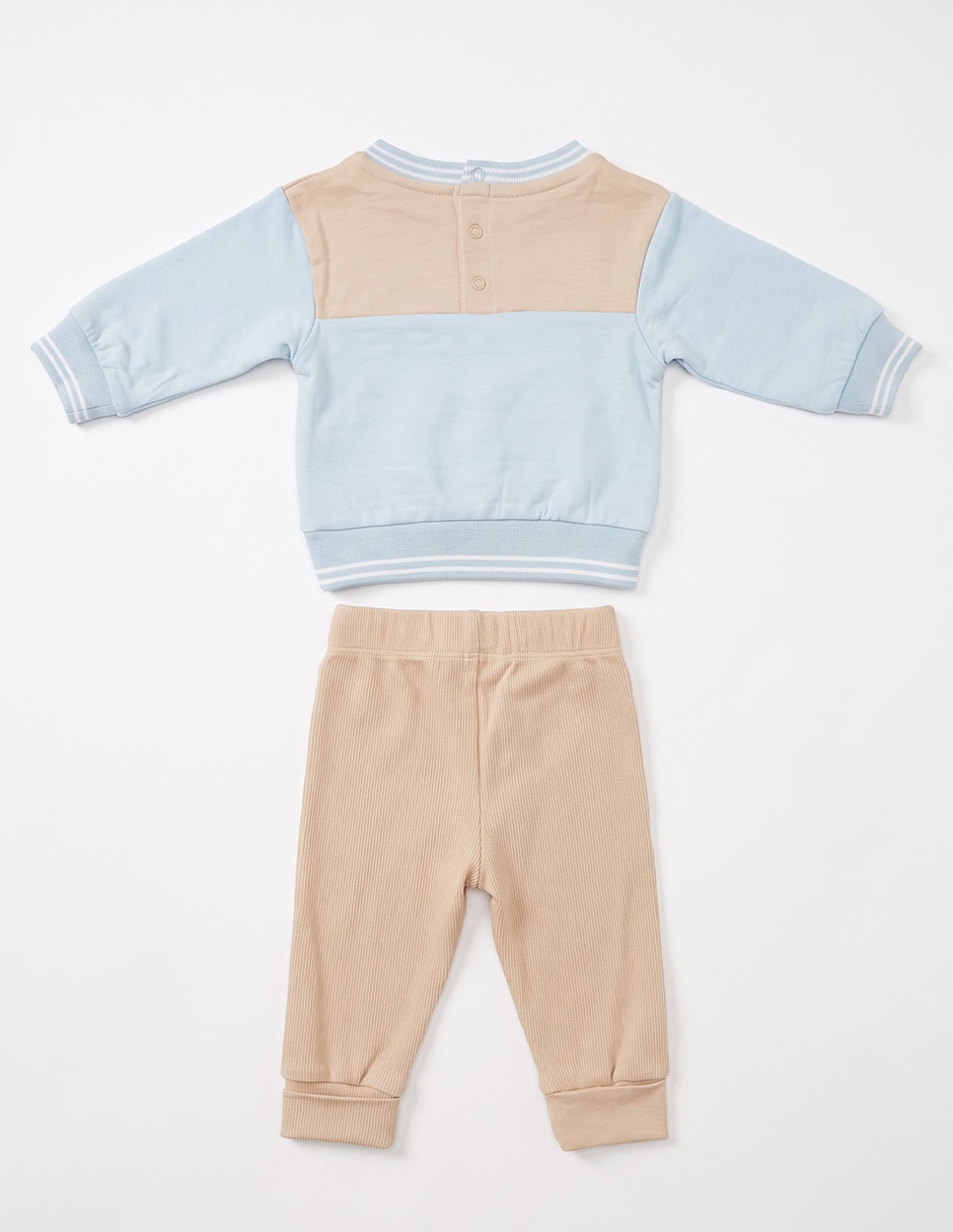 Conjutno pants sudadera para bebé niño 2