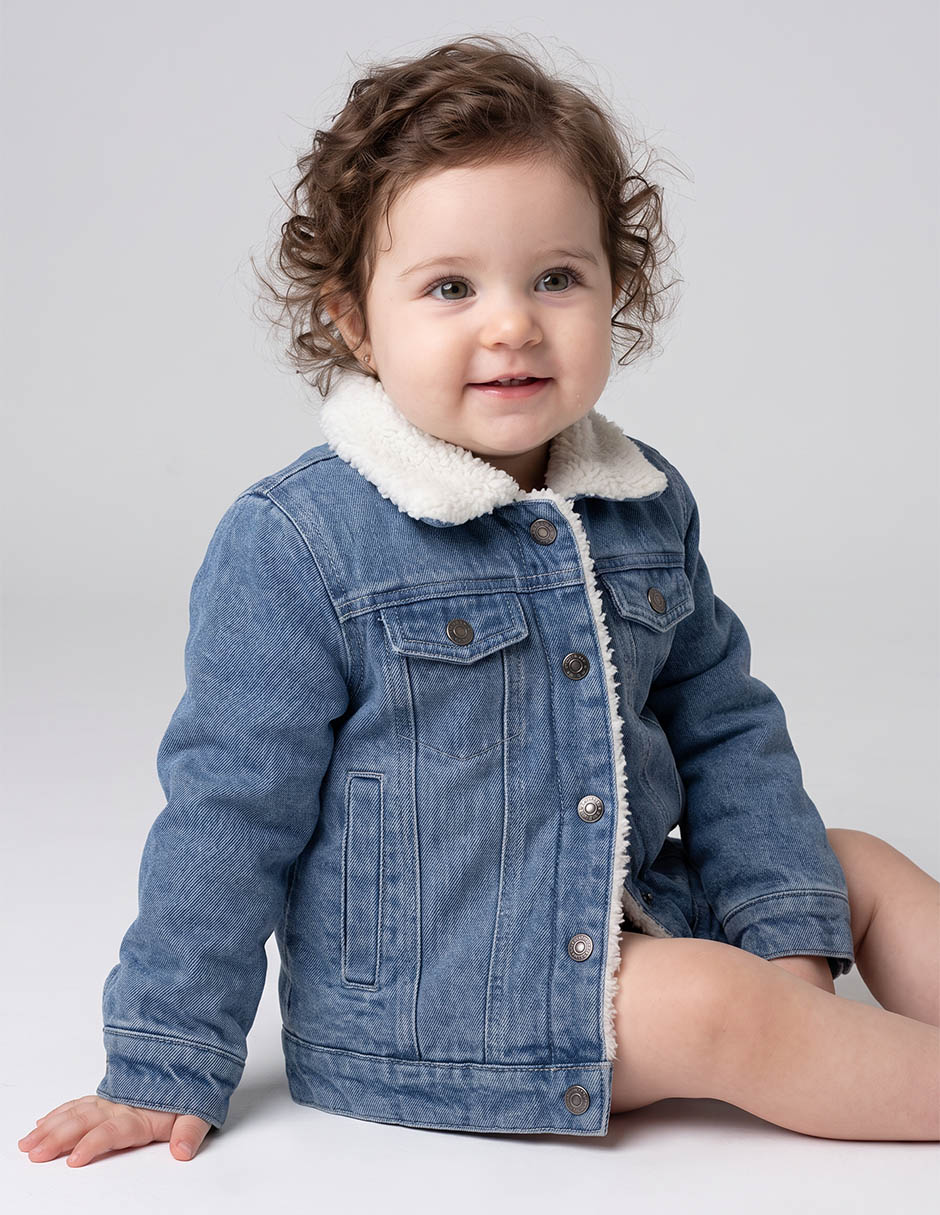 Set chamarra de mezclilla para niña Set chamarra de mezclilla para niña