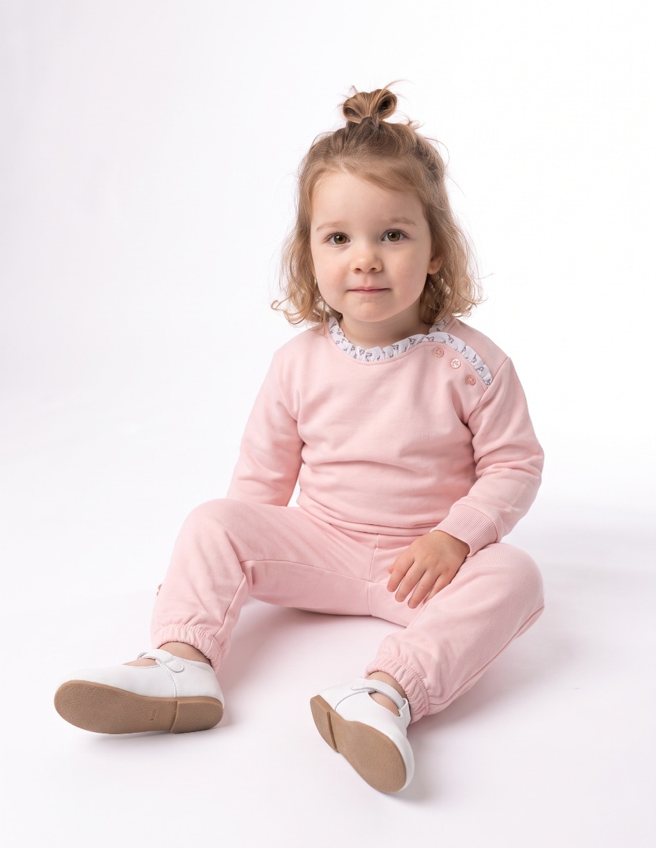 Conjunto casual de algodón para niña Conjunto casual de algodón para niña