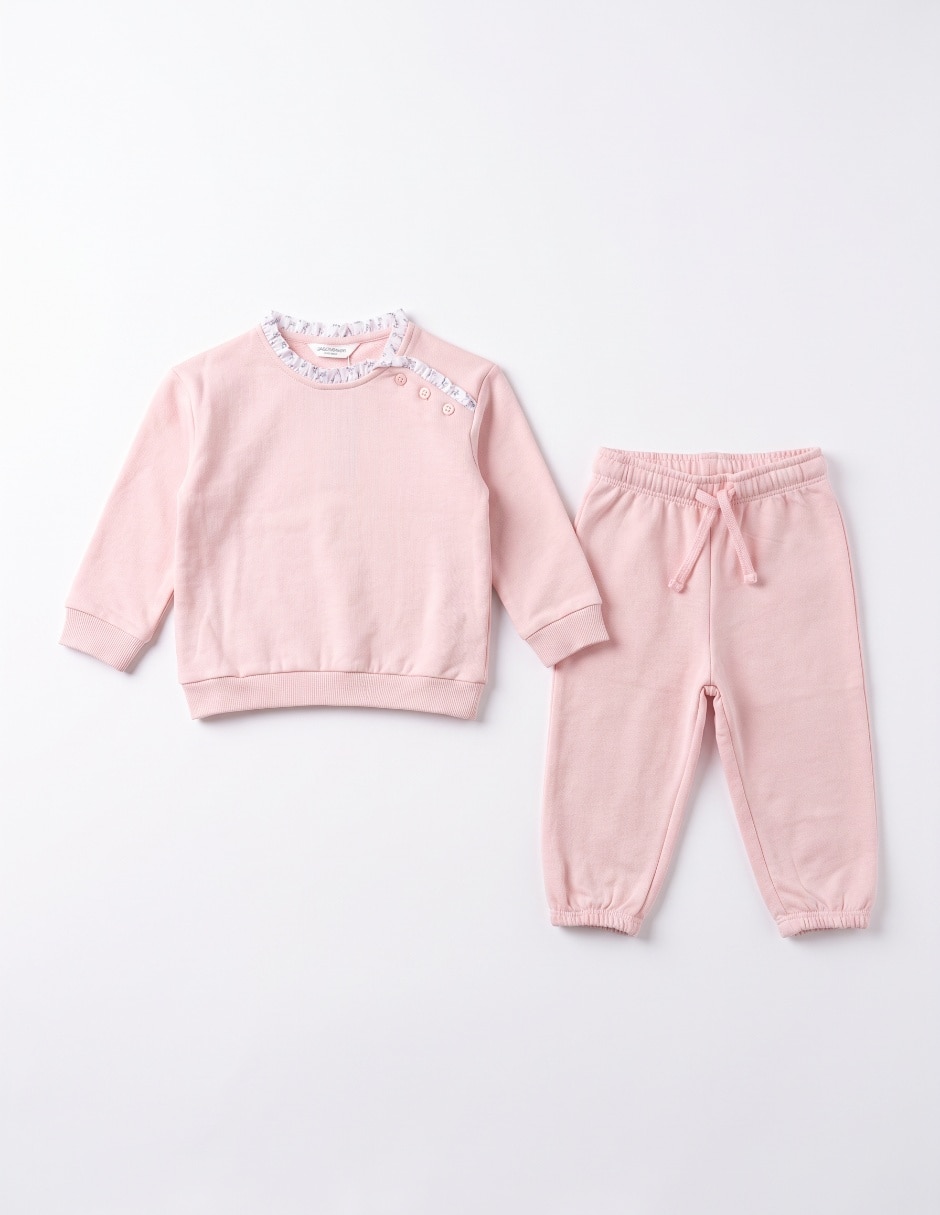 Conjunto casual de algodón para niña 3