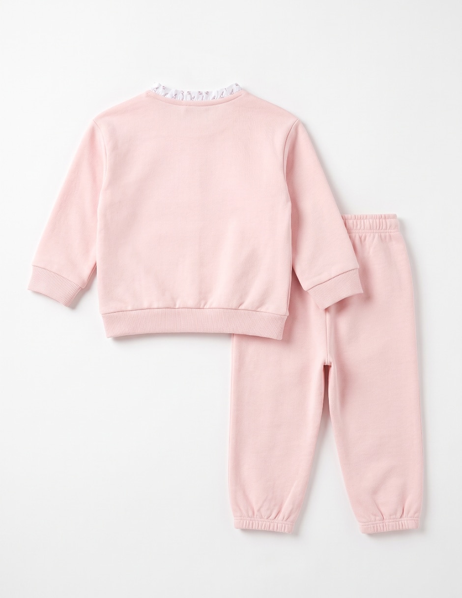 Conjunto casual de algodón para niña 4