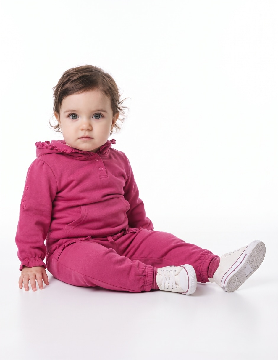 Conjunto casual de algodón para niña Conjunto casual de algodón para niña