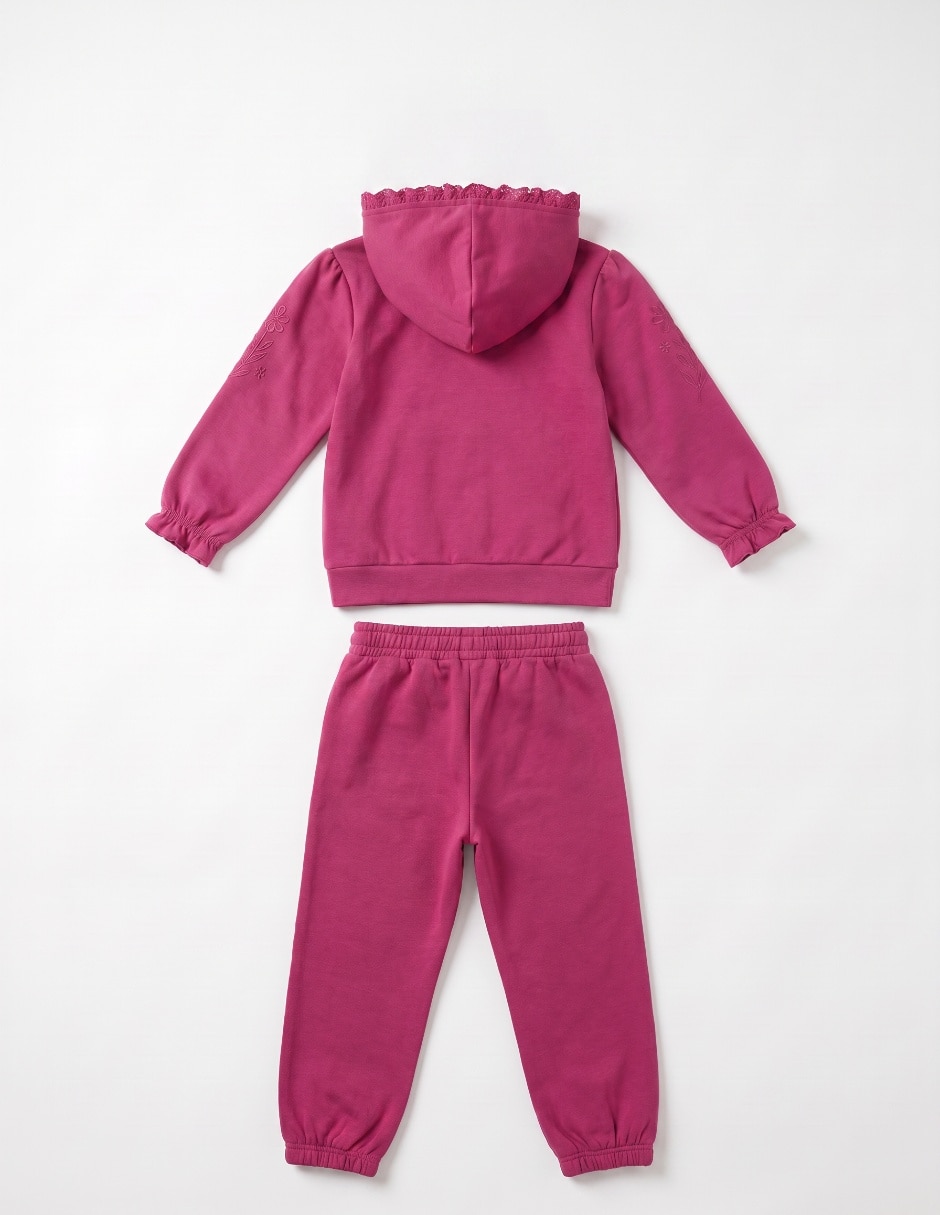 Conjunto casual de algodón para niña 4