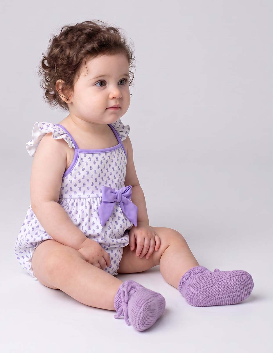 Wetsuit estampado floral para niña Wetsuit estampado floral para niña