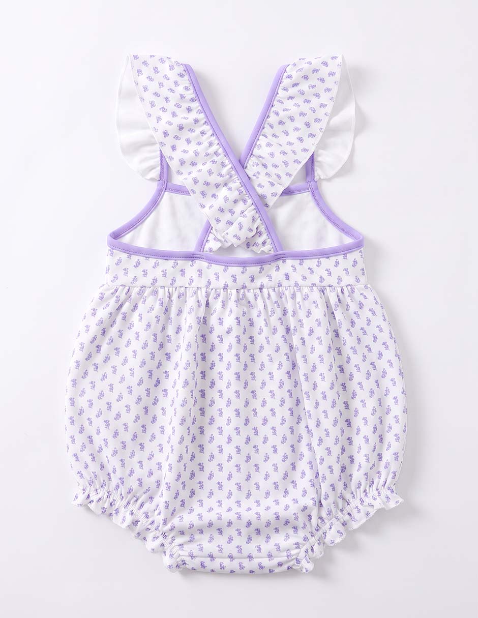 Wetsuit estampado floral para niña 3