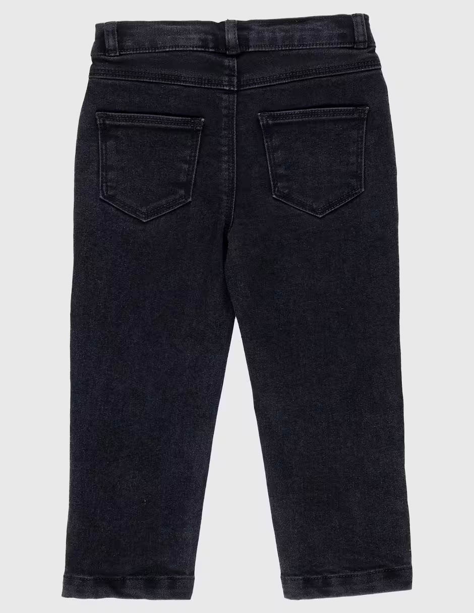 Jeans lavado obscuro para niña 3