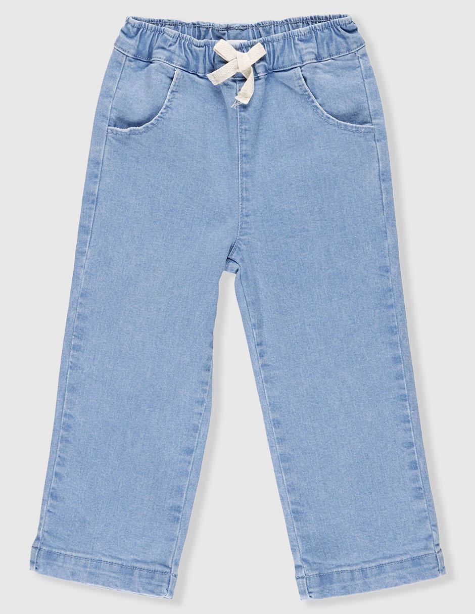Jeans regular lavado para bebé niña 2