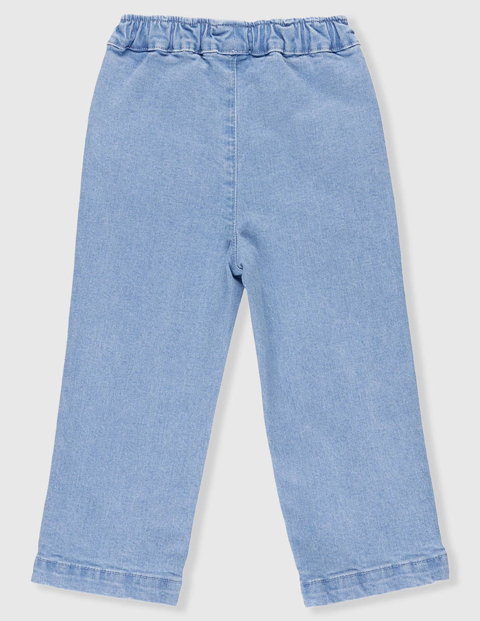 Jeans regular lavado para bebé niña 3