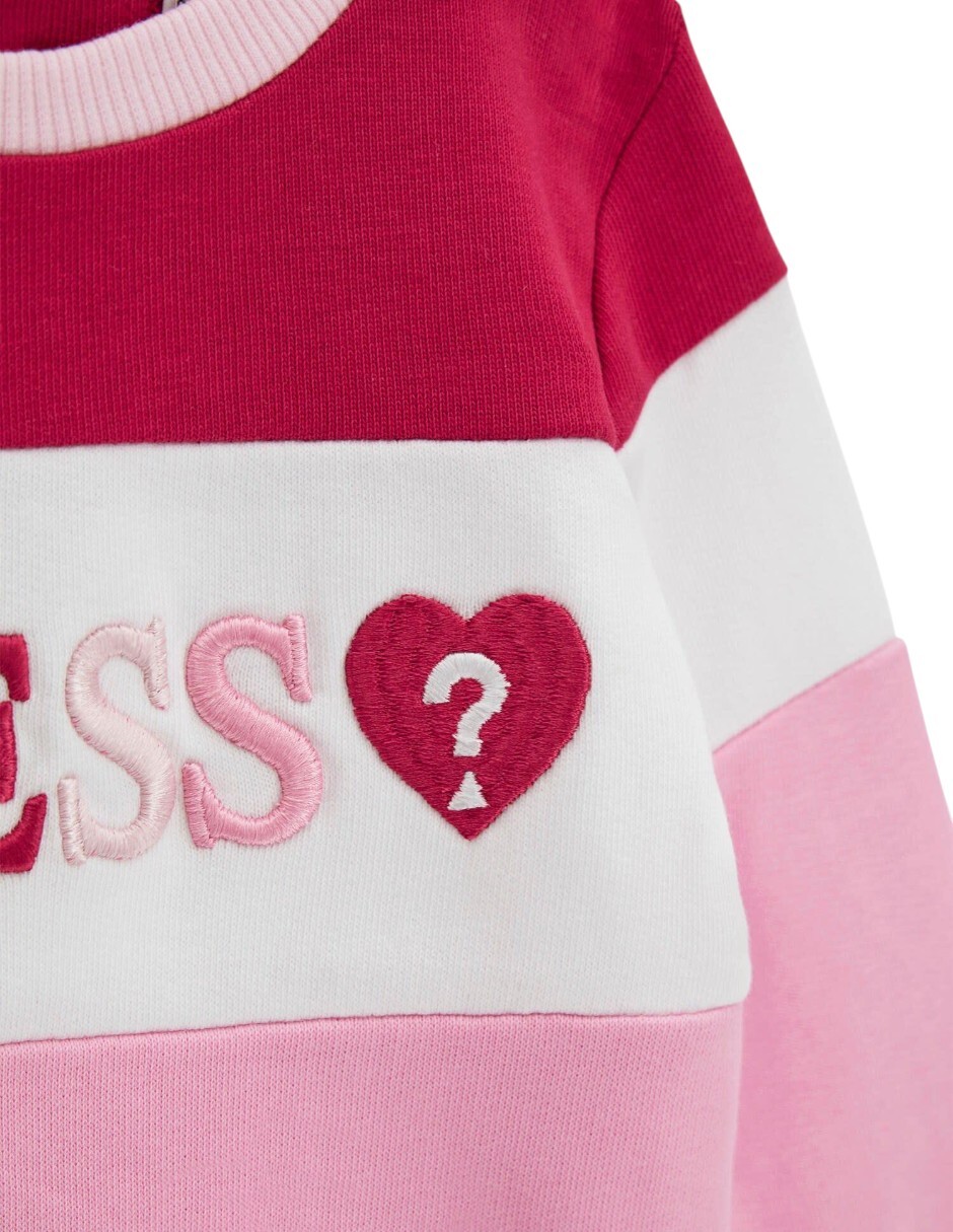 Vestido manga larga para niña