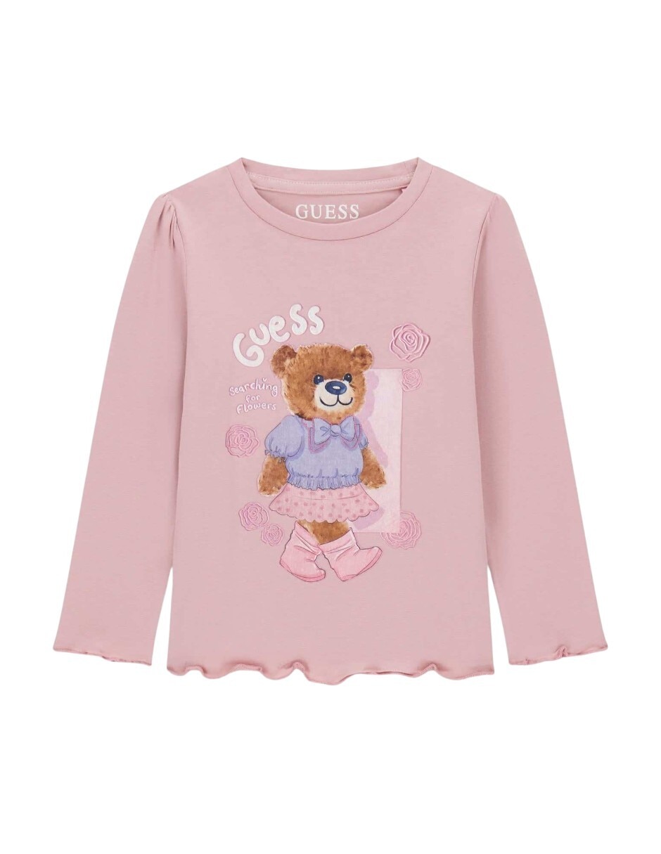 Playera manga larga para niña Playera manga larga para niña