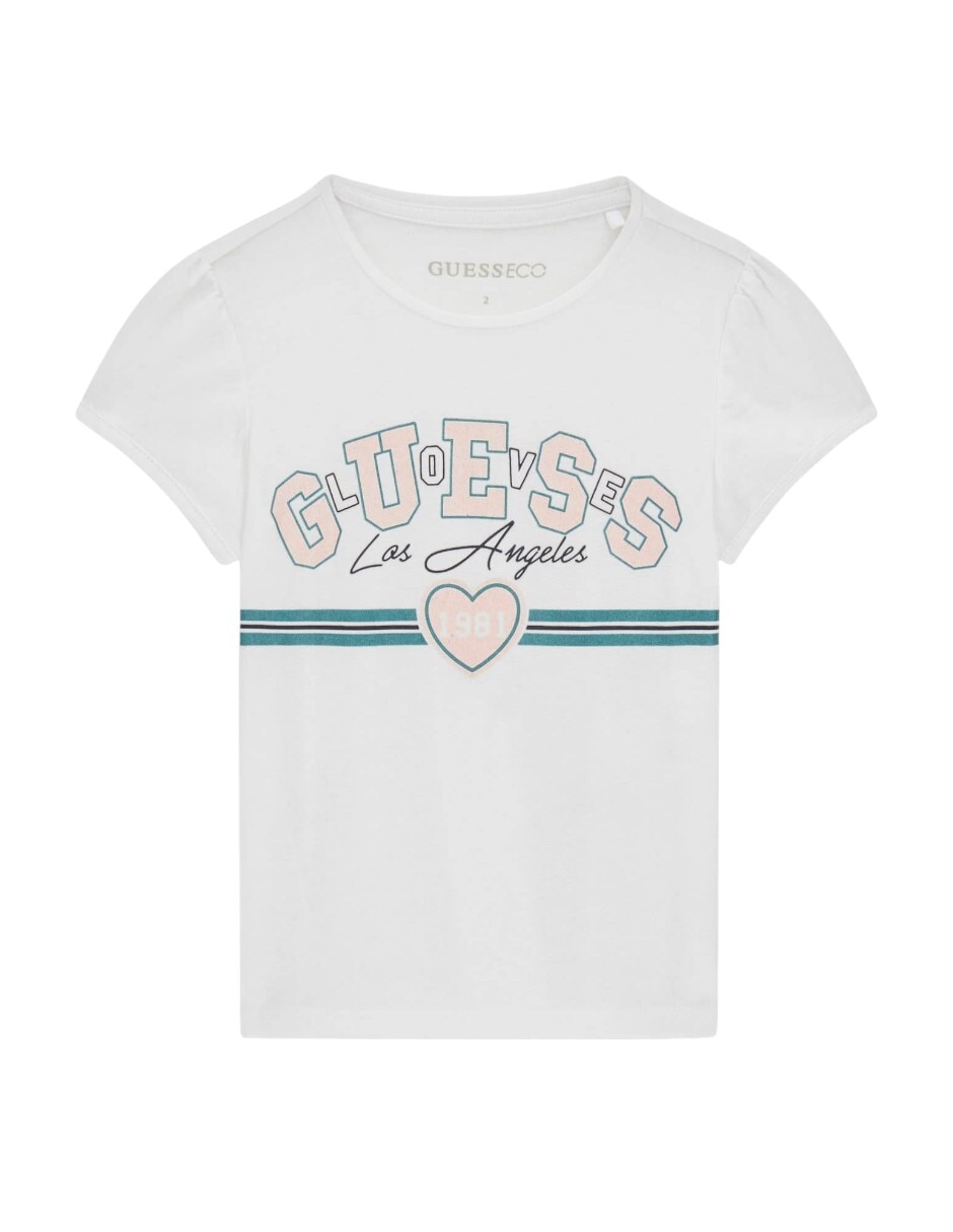 Playera manga corta para bebé niña