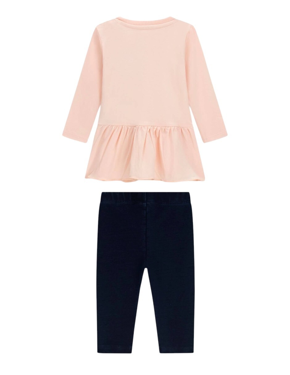 Jeans skinny deslavado para bebé niña 4
