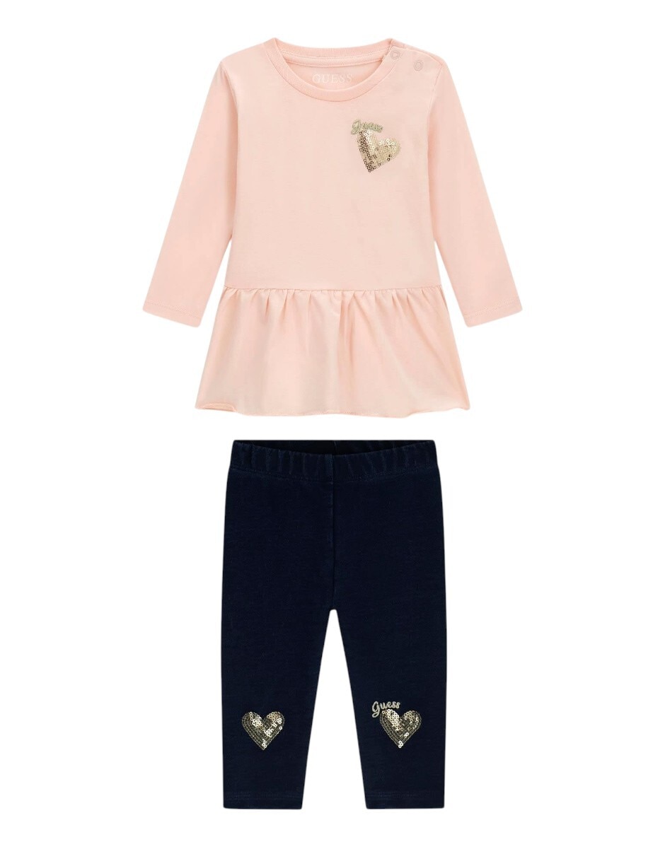 Jeans skinny deslavado para bebé niña Jeans skinny deslavado para bebé niña