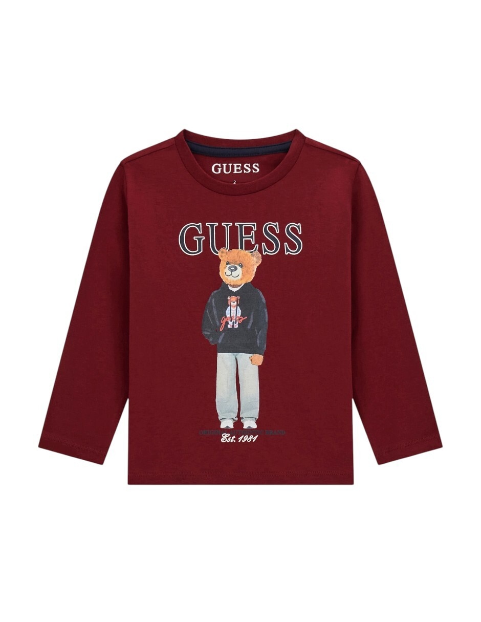 Playera manga larga para niño Playera manga larga para niño