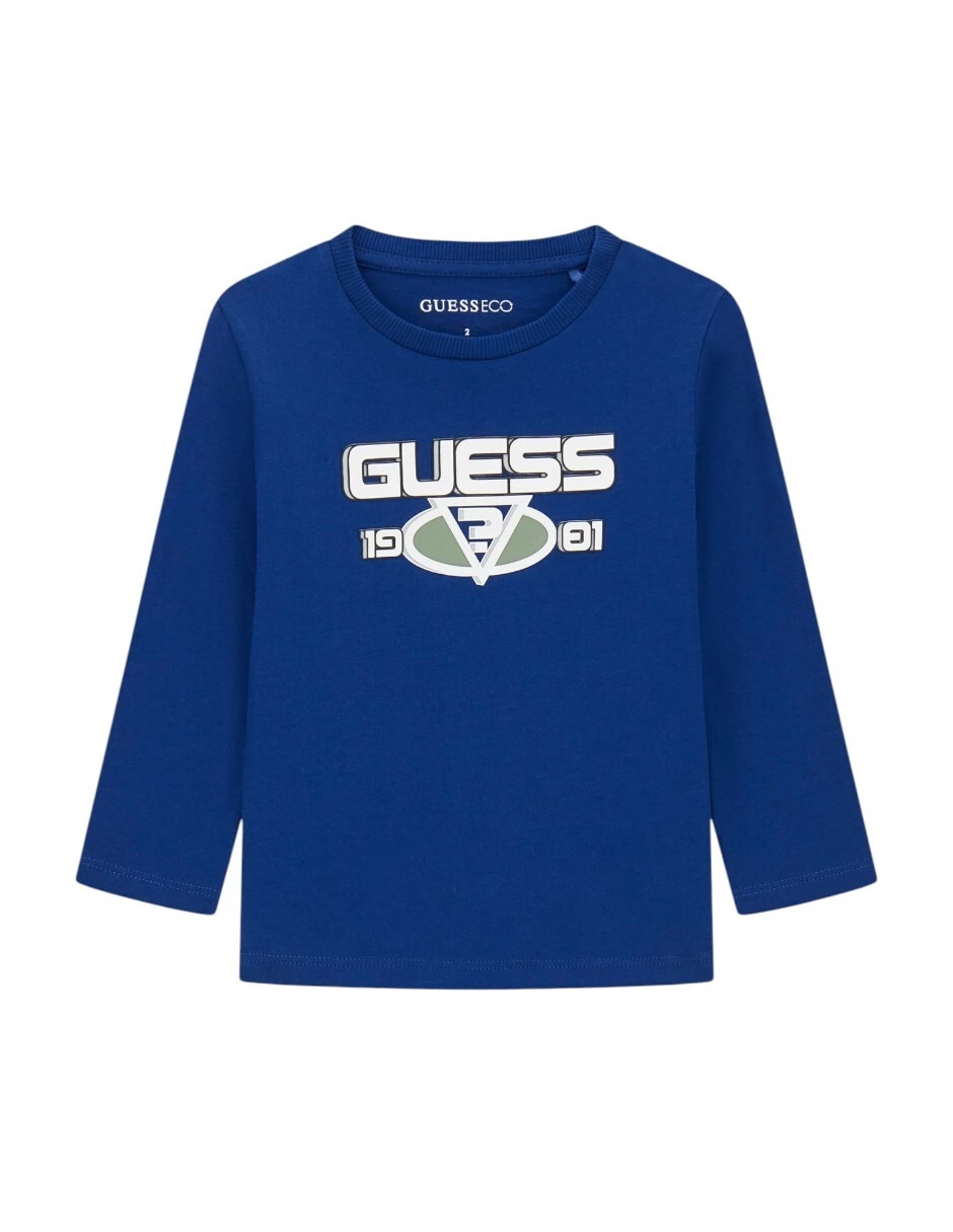 Playera manga larga para bebé niño Playera manga larga para bebé niño