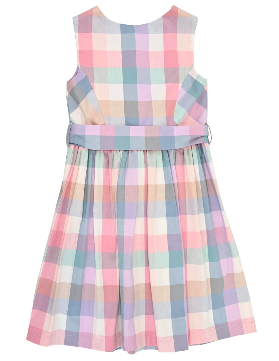 Vestido aiden manga regular para niña 4