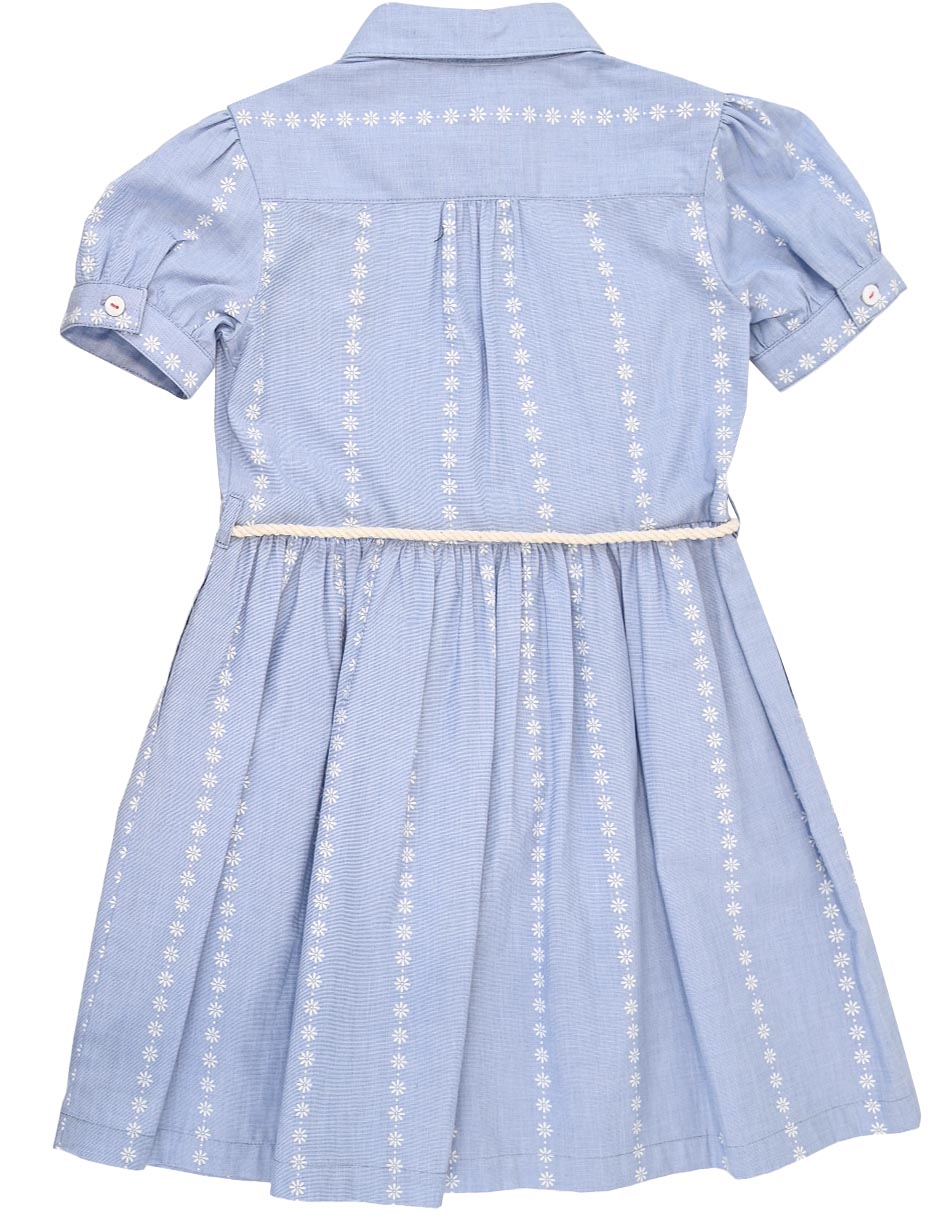 Vestido sofya manga regular para niña 4