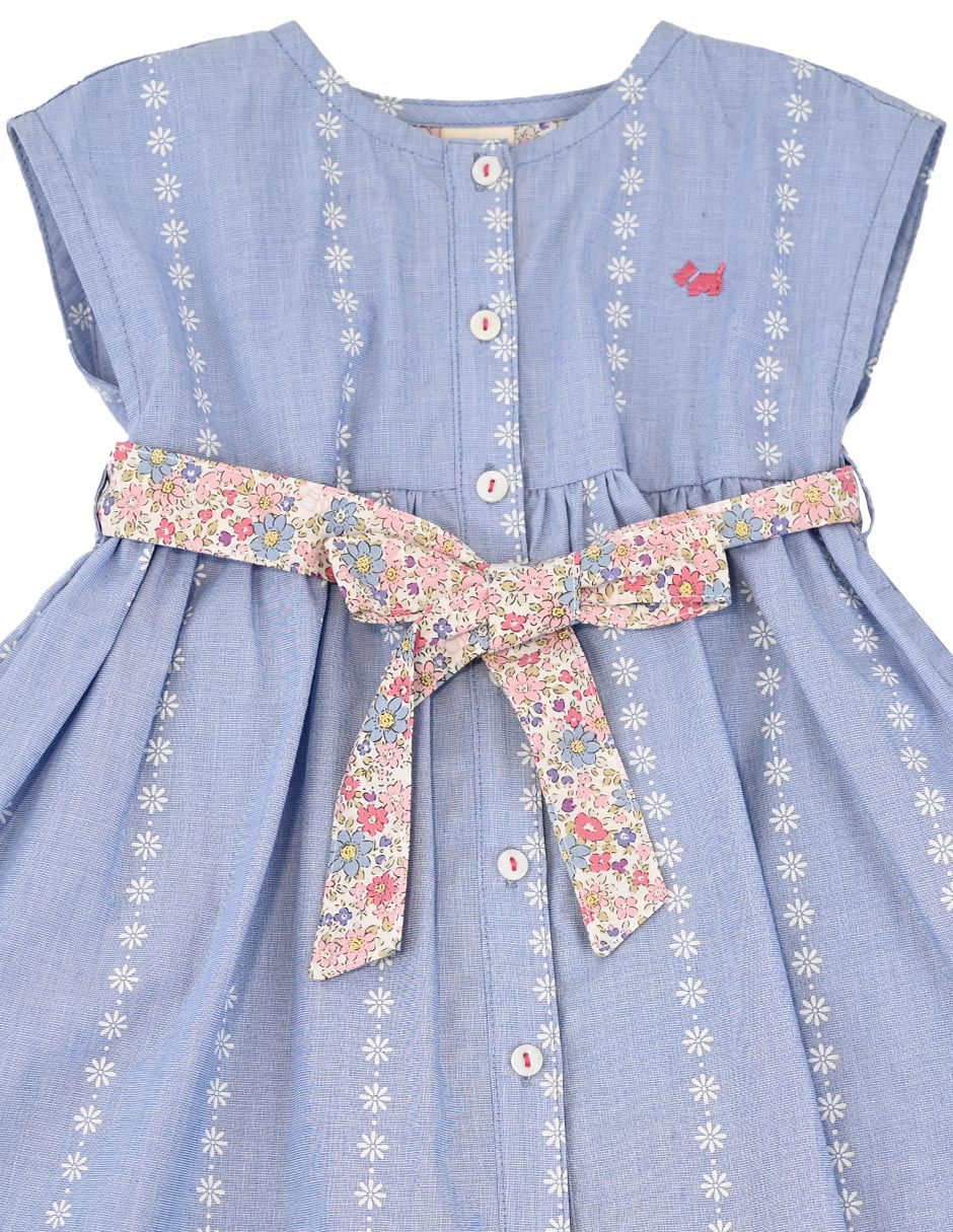 Vestido sofya manga regular para niña 2