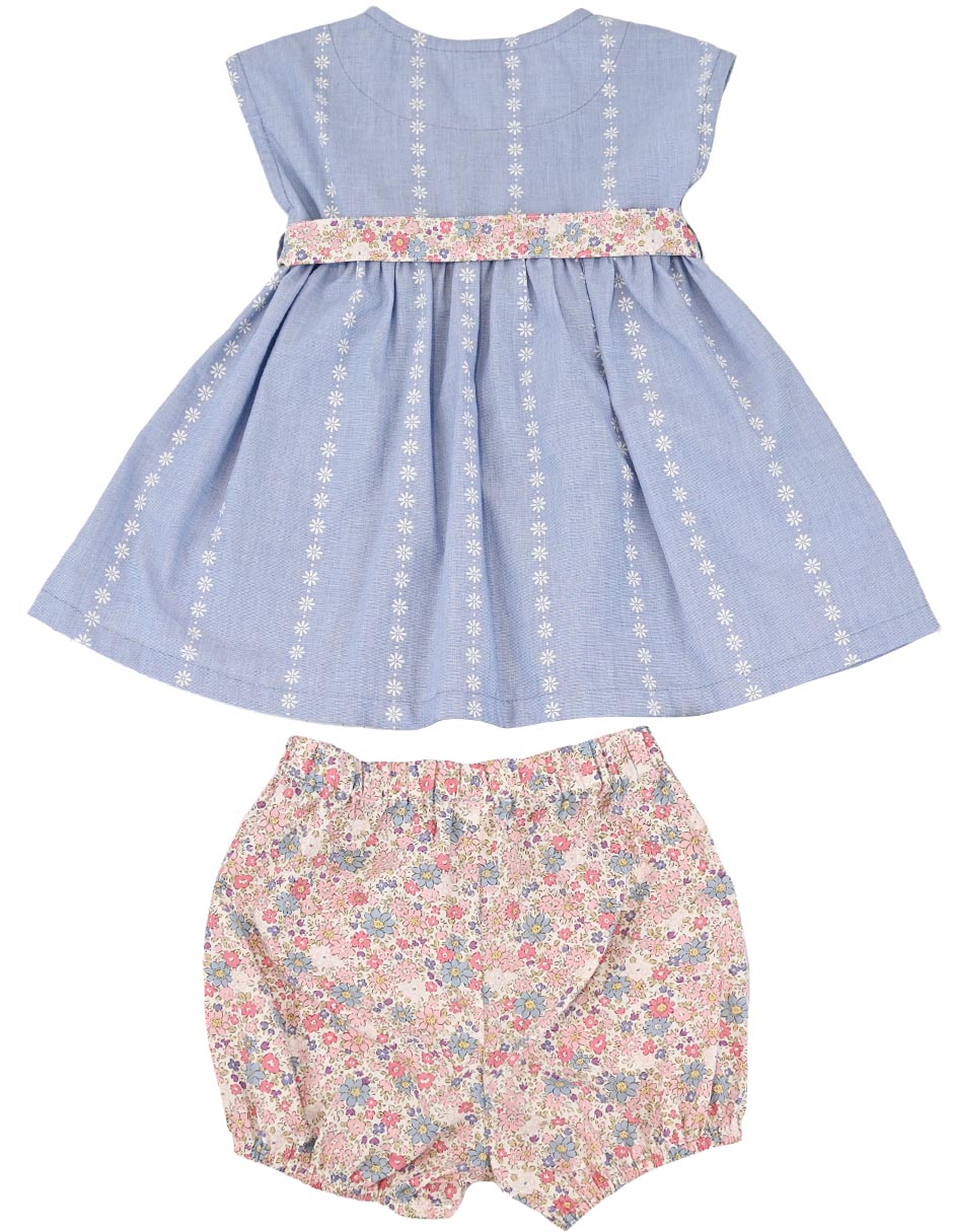 Vestido sofya manga regular para niña 3