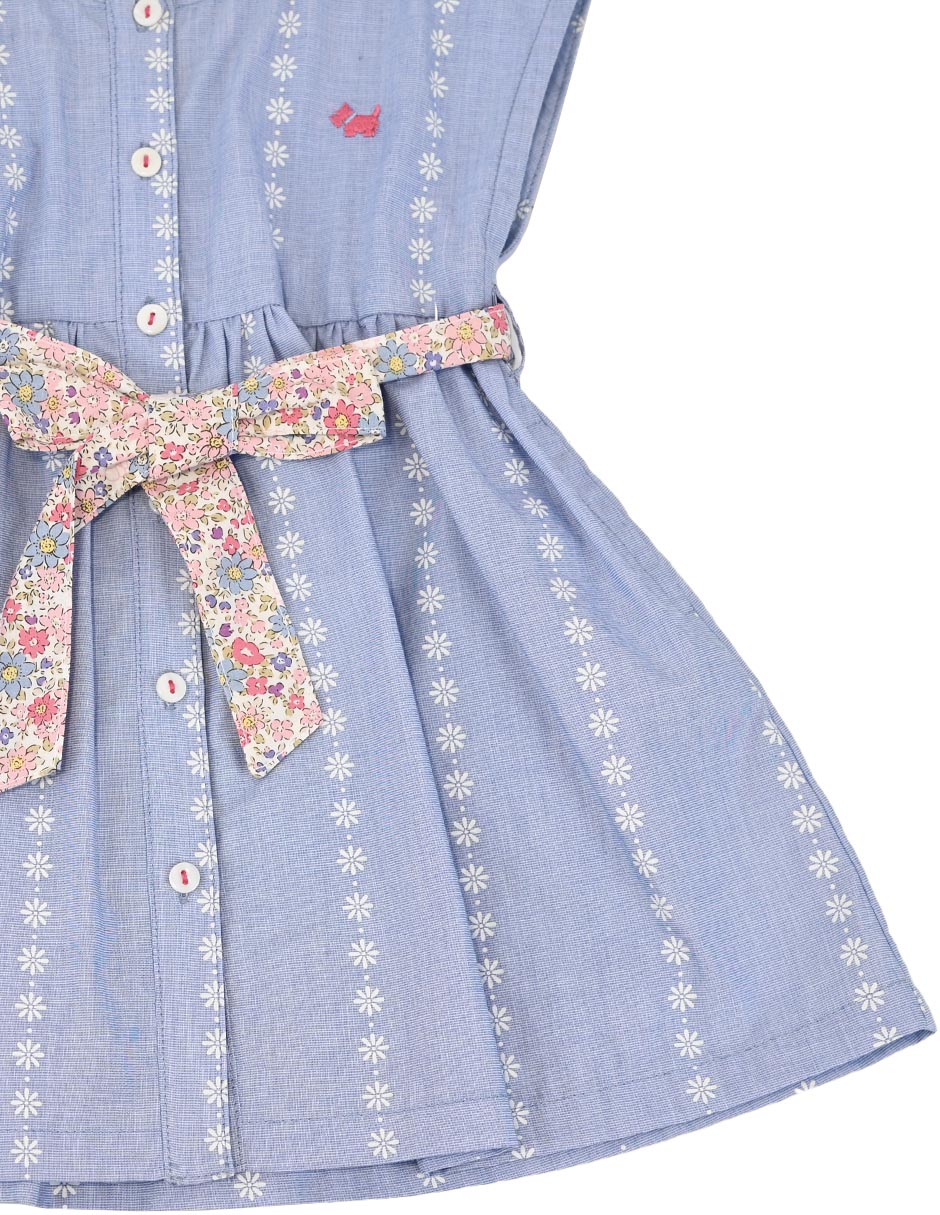Vestido sofya manga regular para niña 4