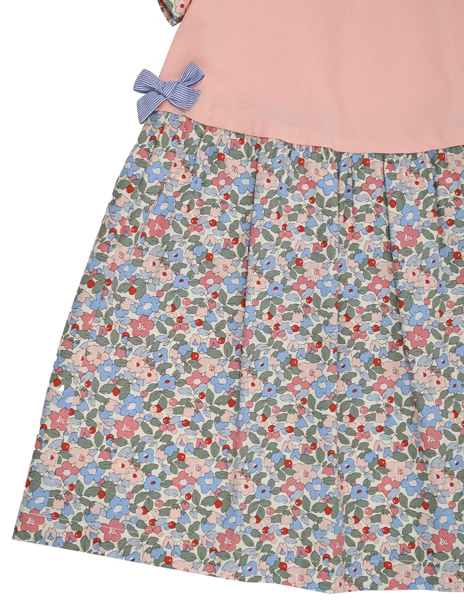 Vestido adeliny manga regular para niña 4