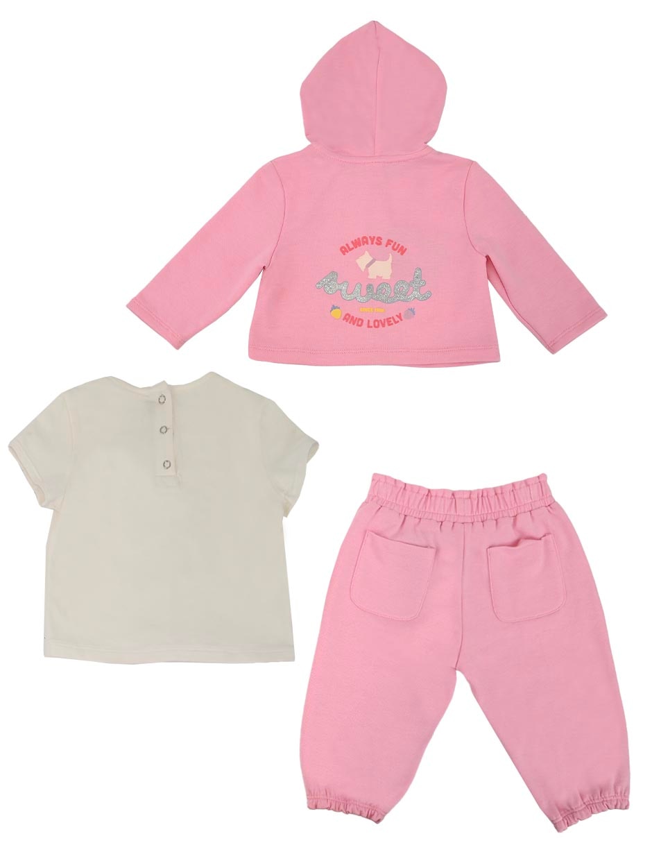 Conjunto ropa casual solinna de algodón para niña 3