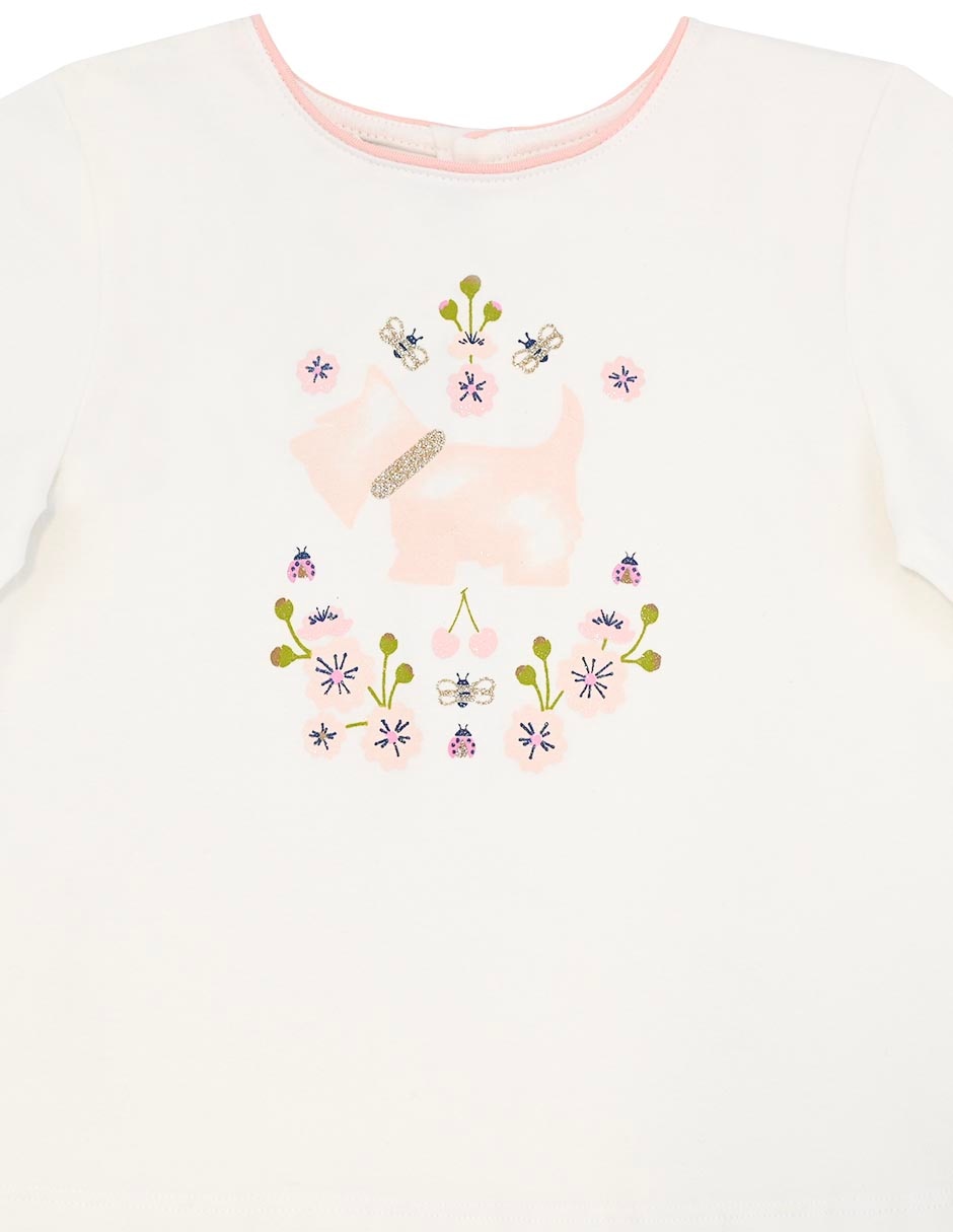 Playera Jacintha manga larga para bebé niña 4