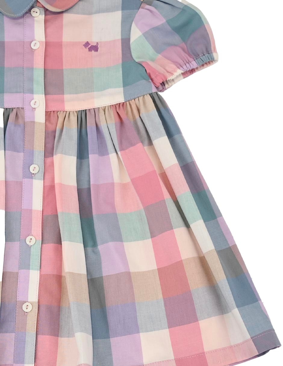 Vestido aiden manga regular para niña 4
