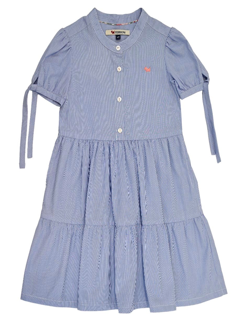 Vestido narya manga regular para niña