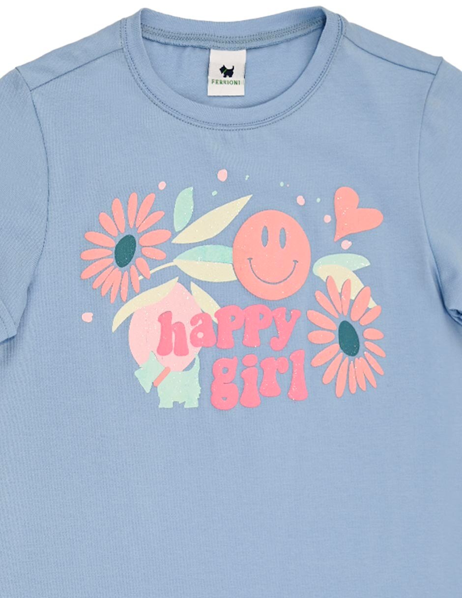 Playera Bely manga corta para bebé niña 4