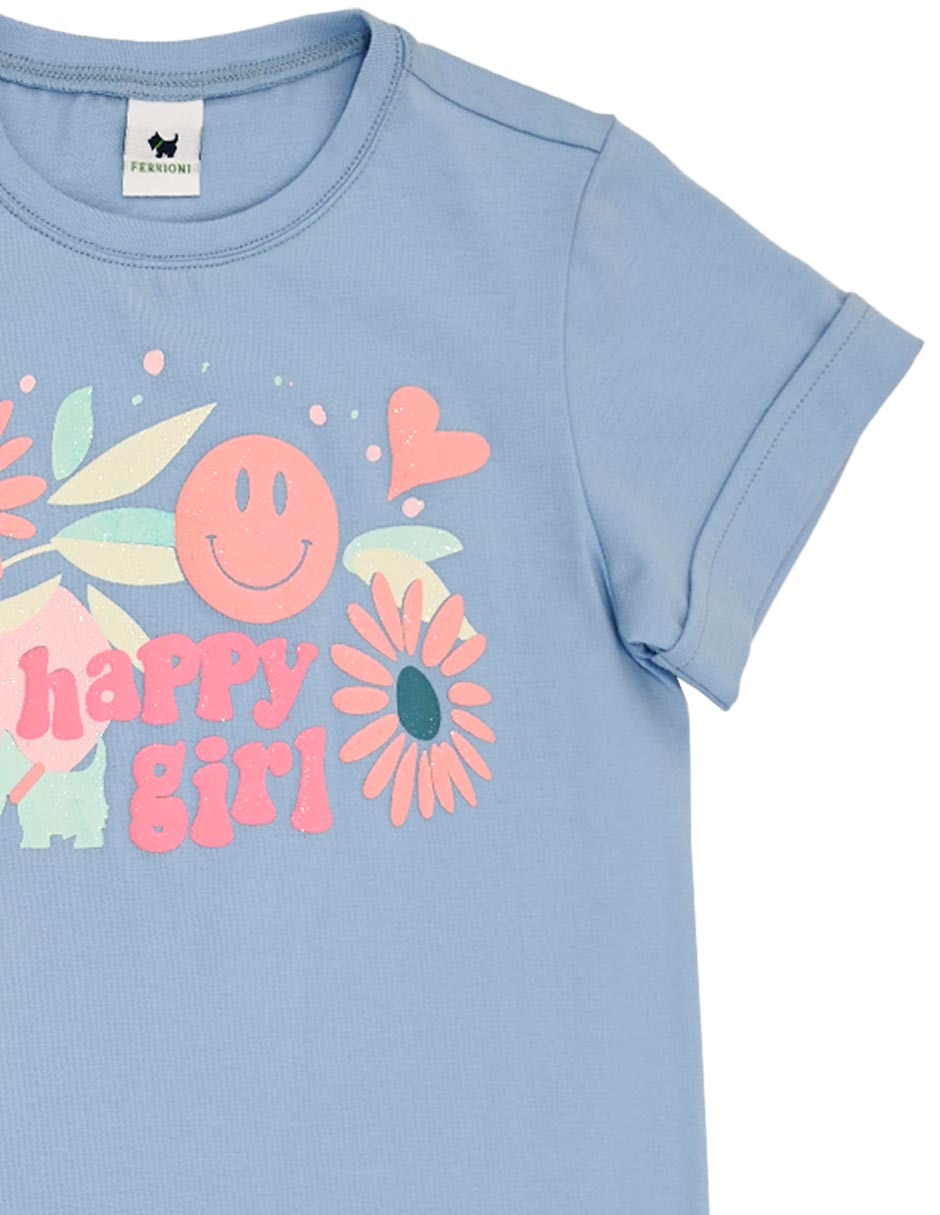 Playera Bely manga corta para bebé niña 3
