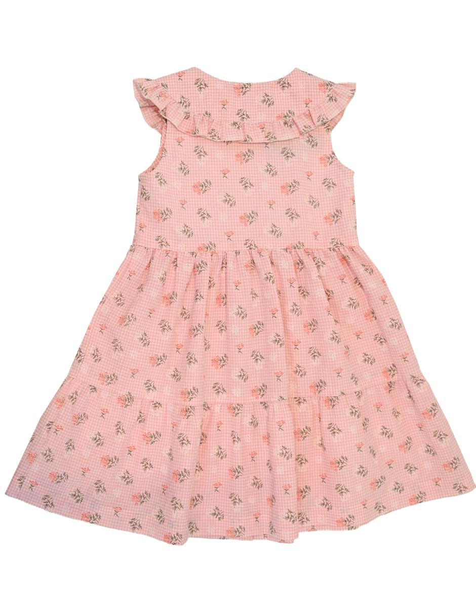 Vestido oranger manga regular para niña 3
