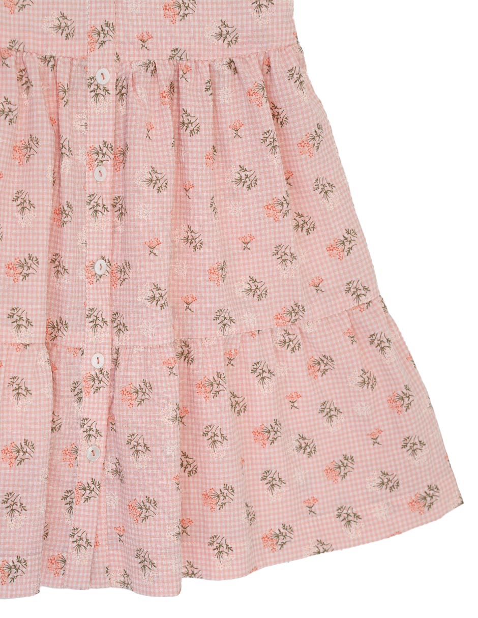 Vestido oranger manga regular para niña 4
