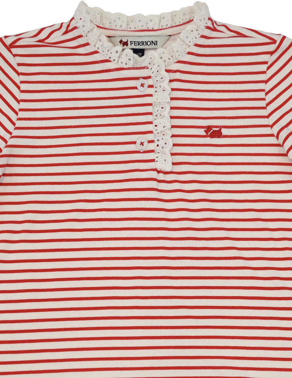 Playera Tresor manga larga para niña