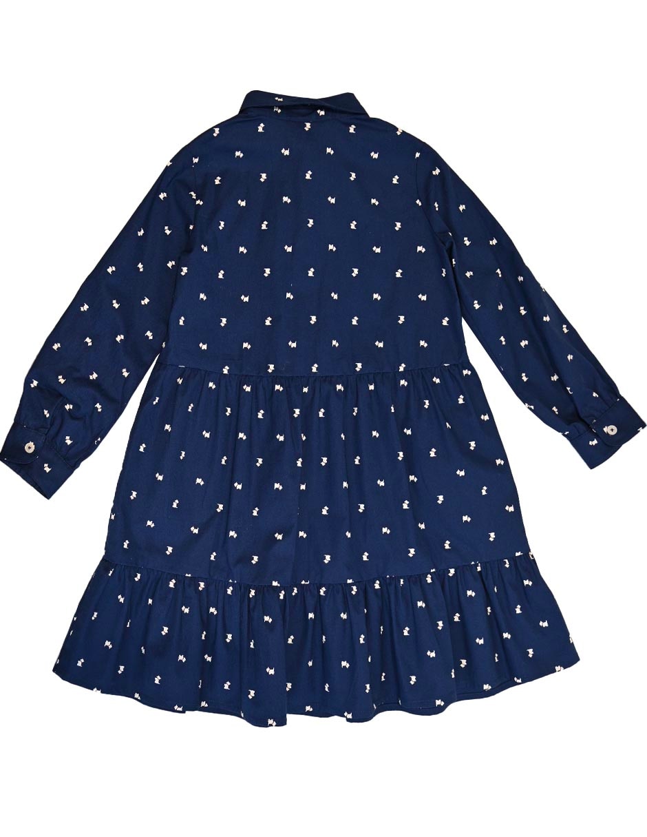 Vestido cristof manga regular para niña 3