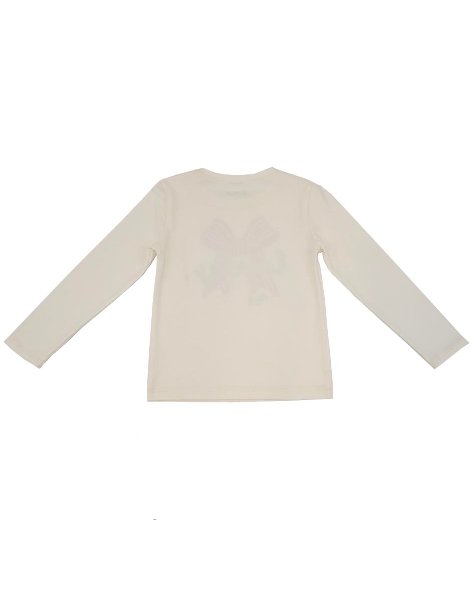 Playera love manga corta para niña
