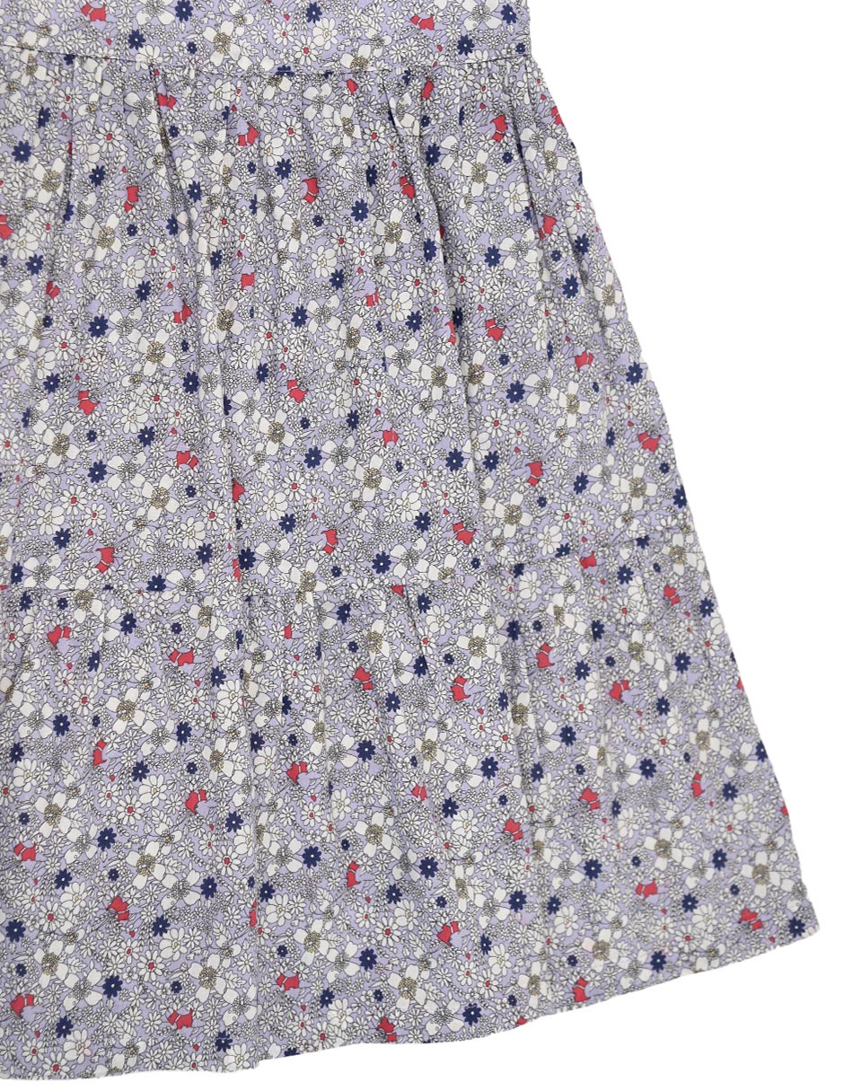 Vestido rustic manga regular para niña 3