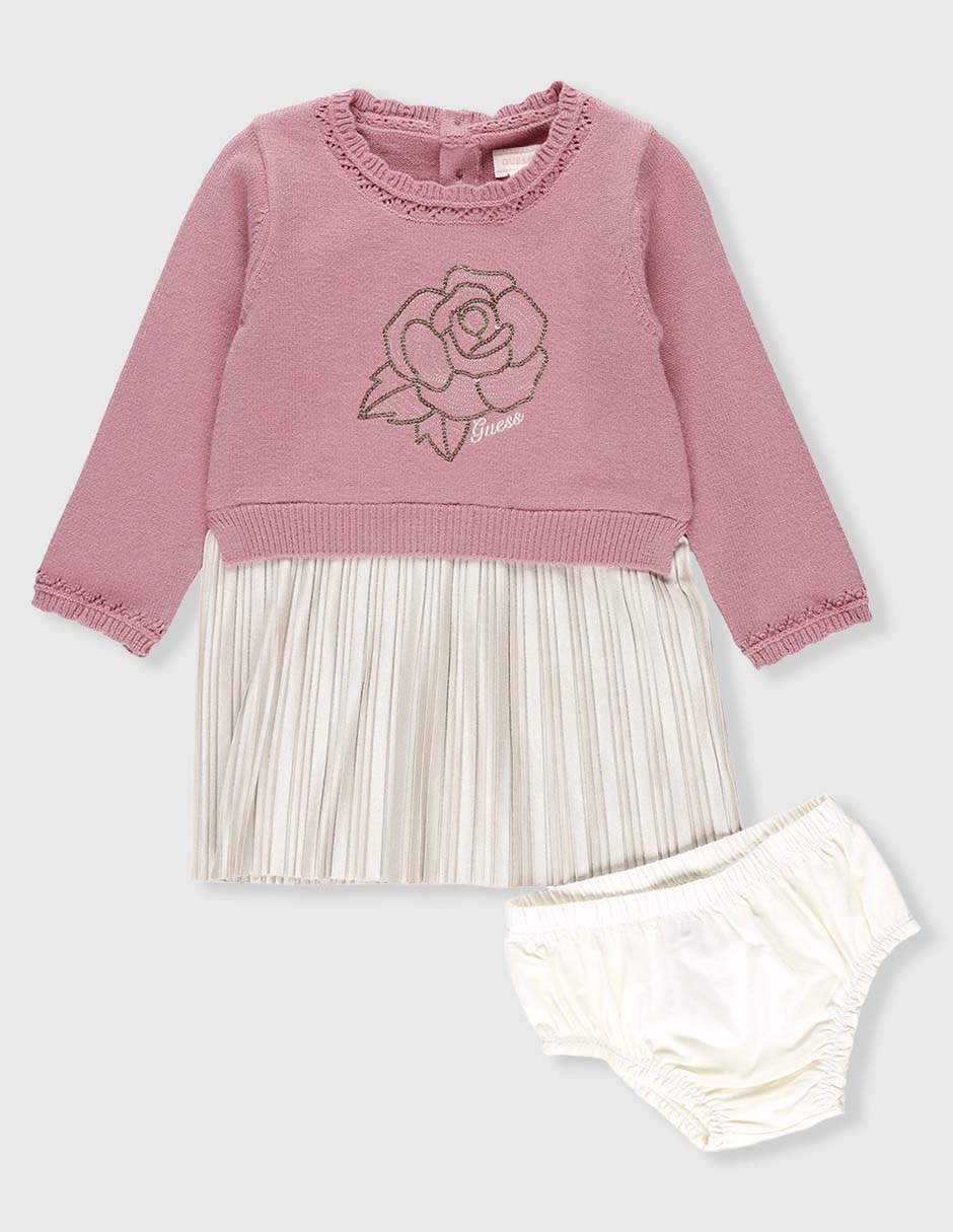 Vestido manga larga para niña 2