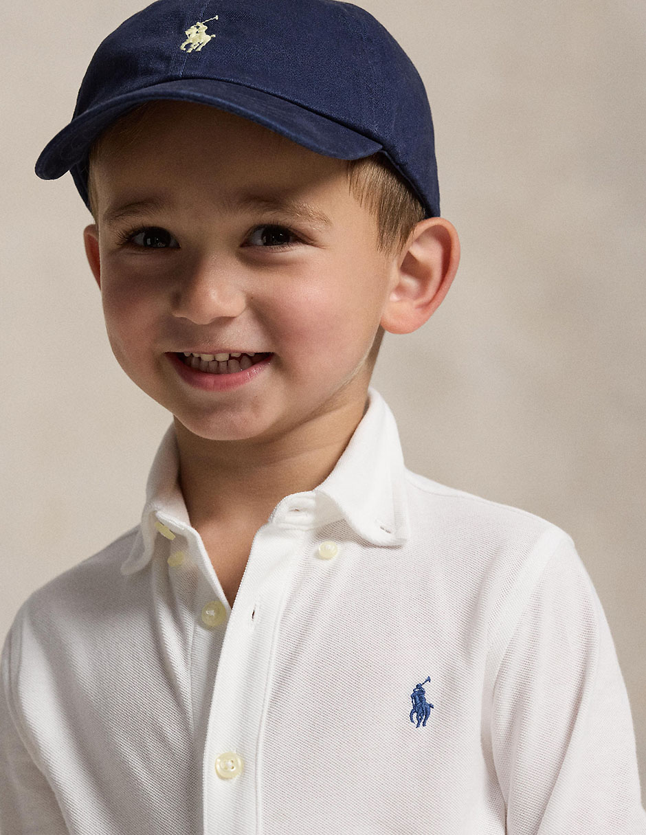 Camisa casual de algodón manga larga para bebé niño 5