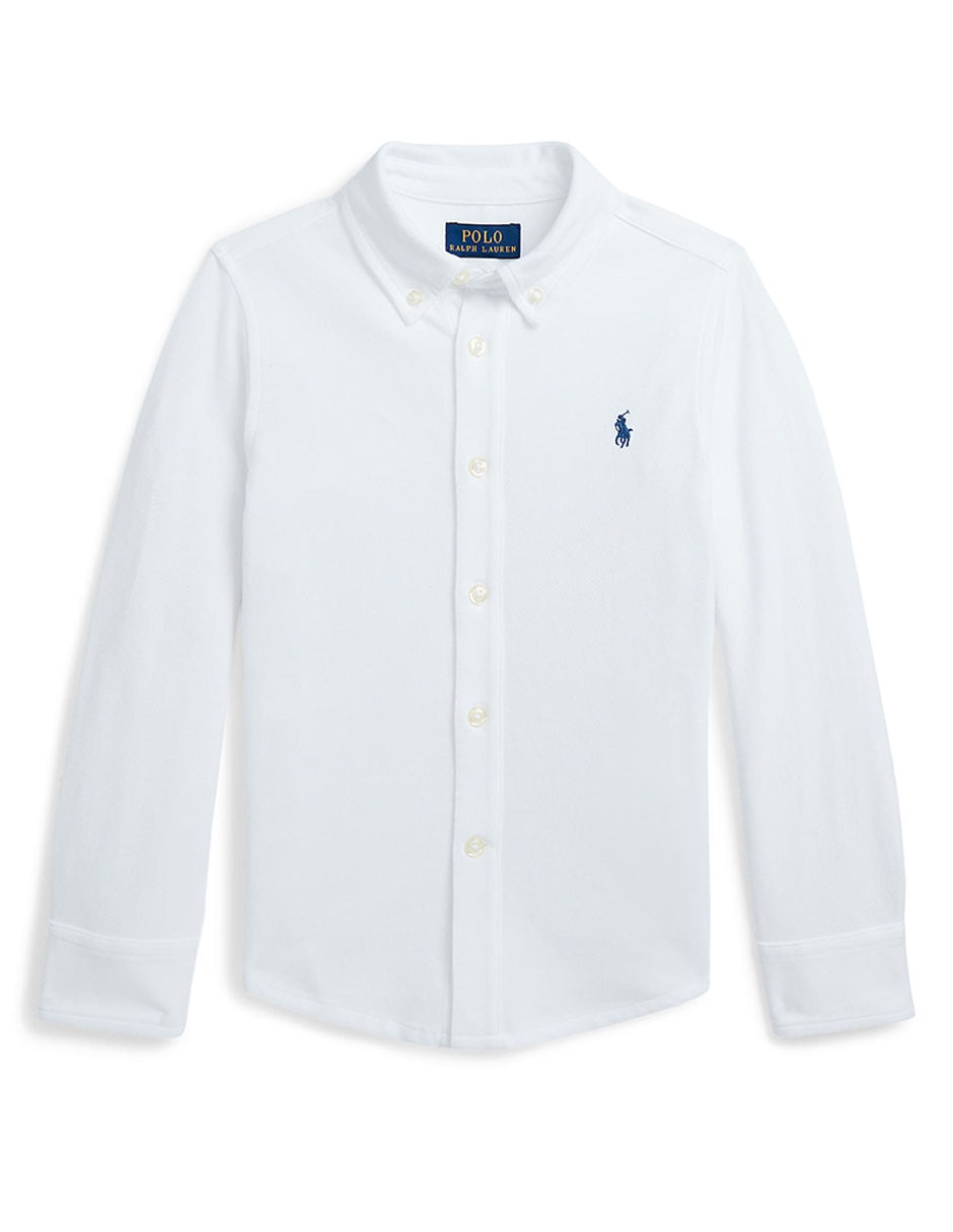 Camisa casual de algodón manga larga para bebé niño 7
