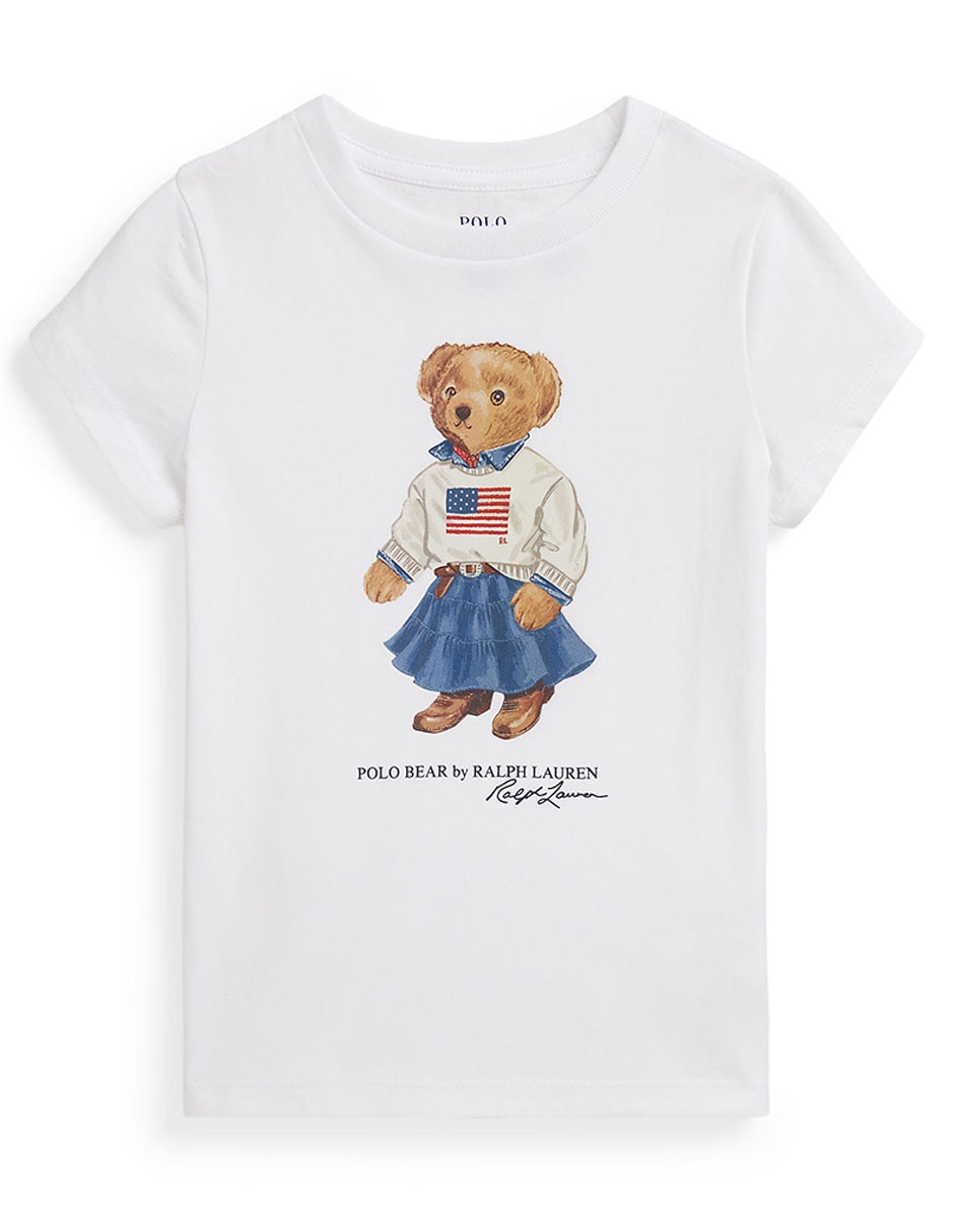Playera polo manga corta para bebé niña 4