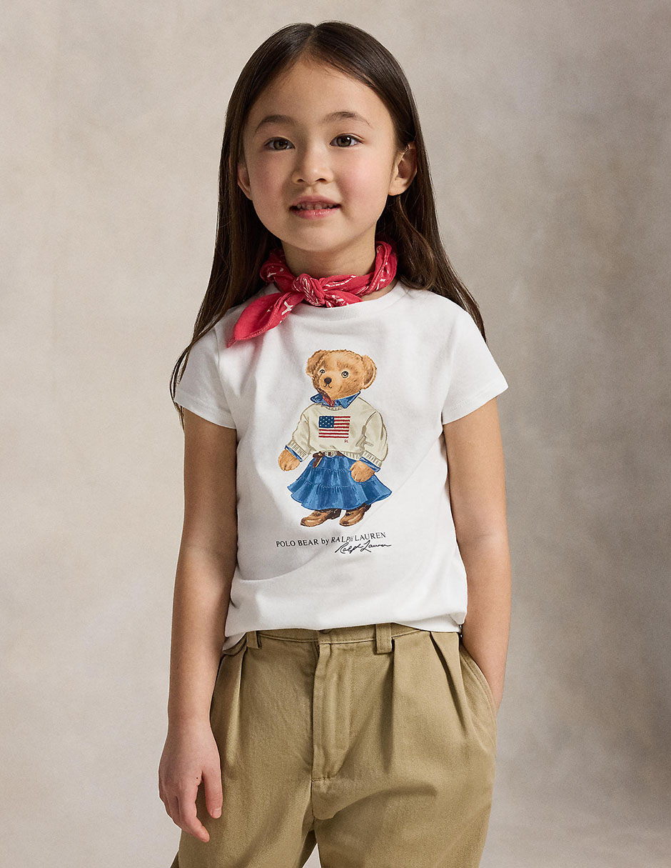 Playera polo manga corta para bebé niña 9