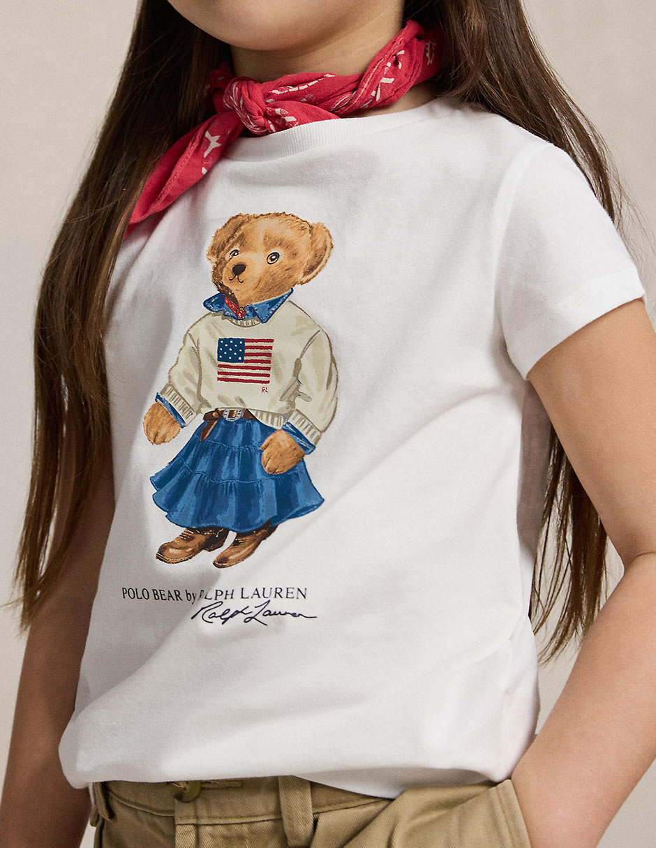 Playera polo manga corta para bebé niña 6