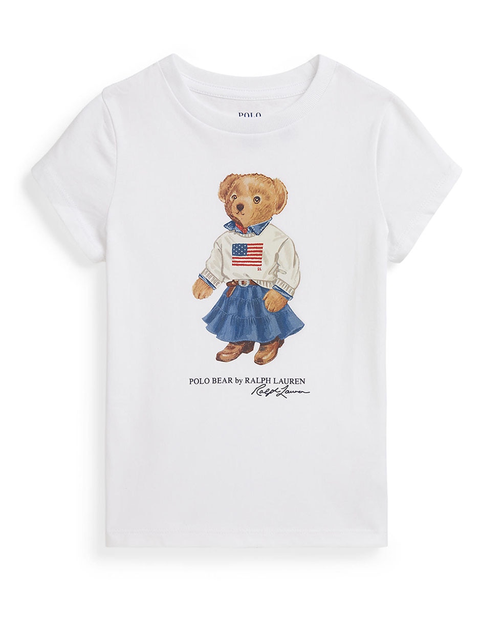 Playera polo manga corta para bebé niña 3