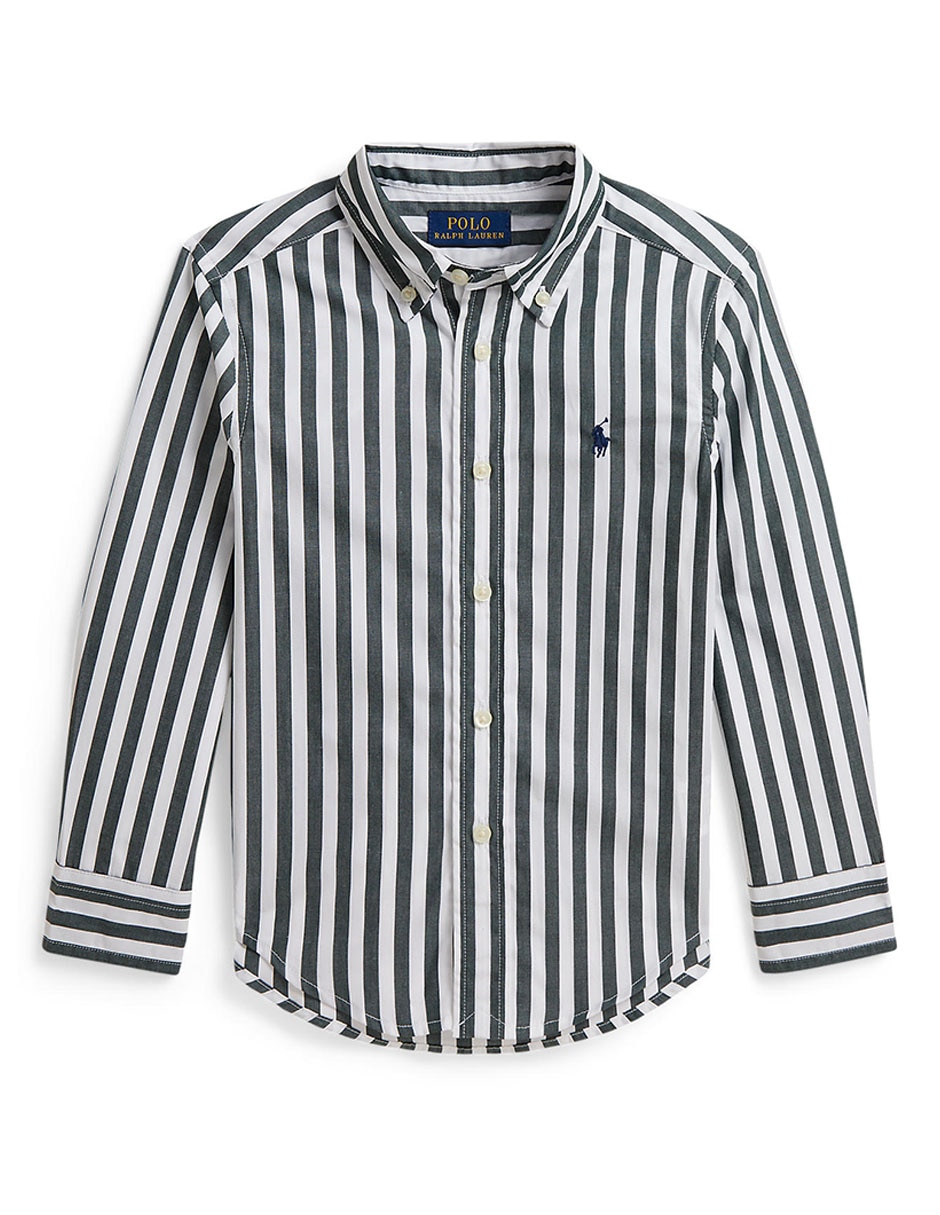 Camisa casual manga larga para niño