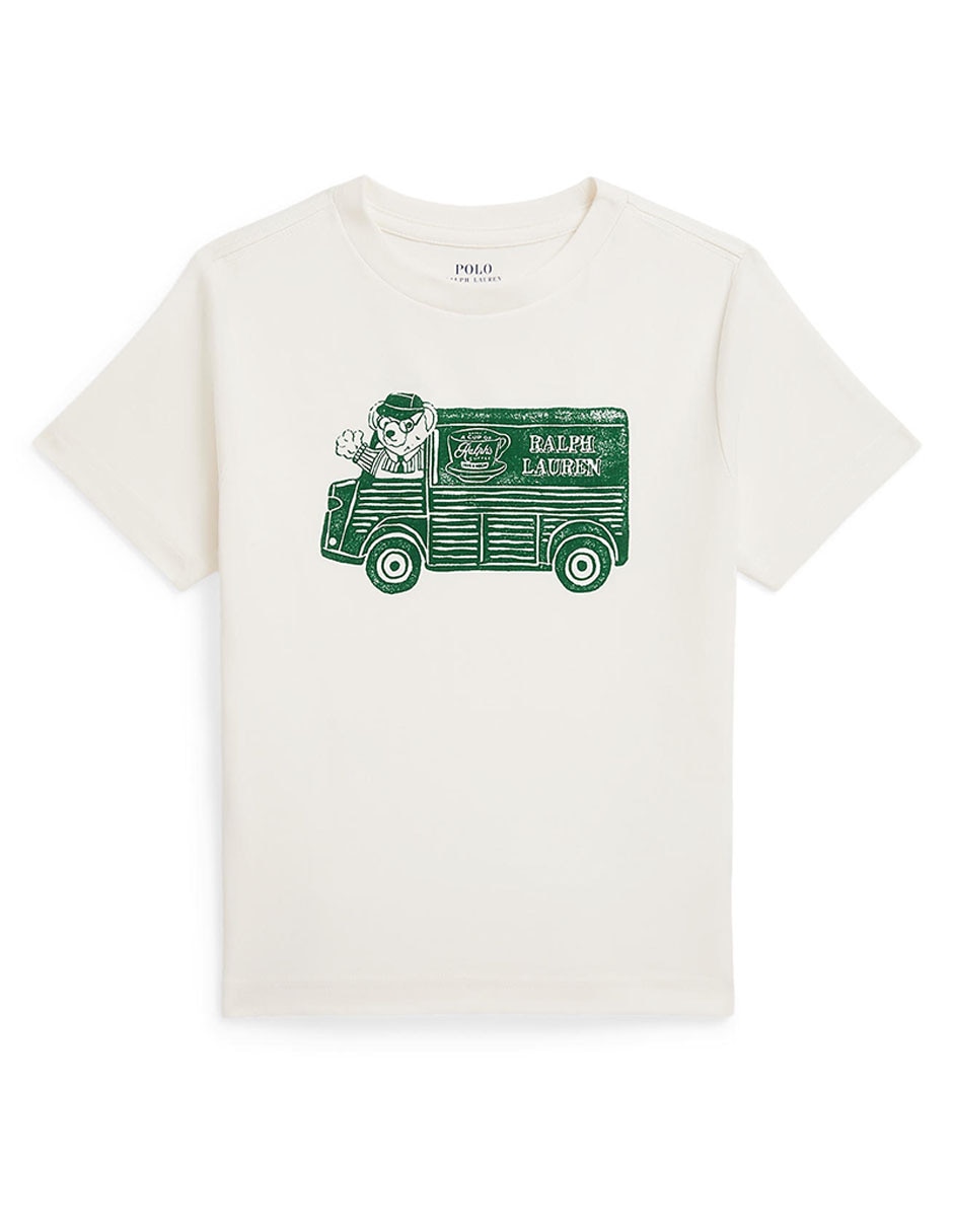 Playera polo manga corta para bebé niño