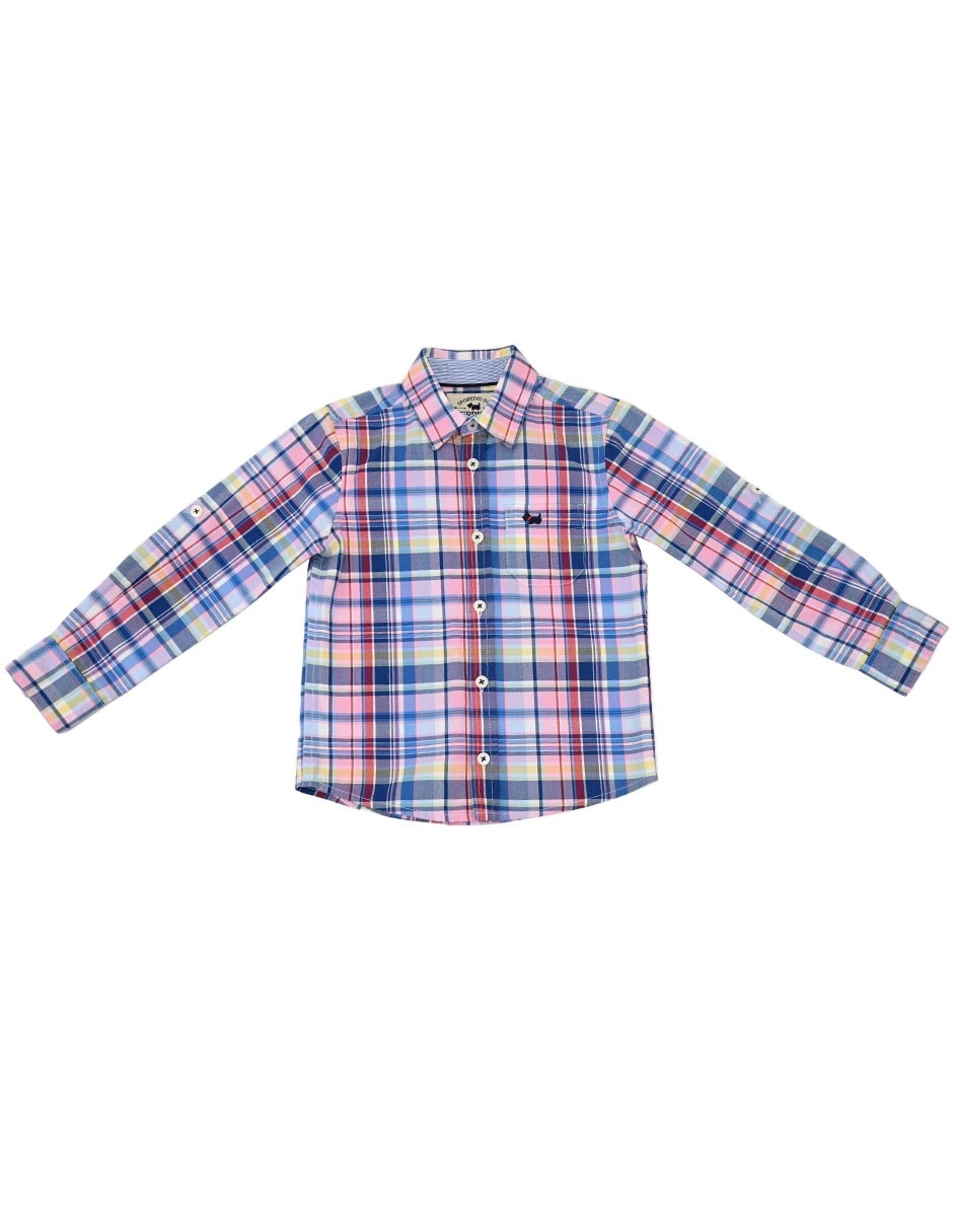 Camisa casual Kosuke de algodón manga larga para bebé niño Camisa casual Kosuke de algodón manga larga para bebé niño