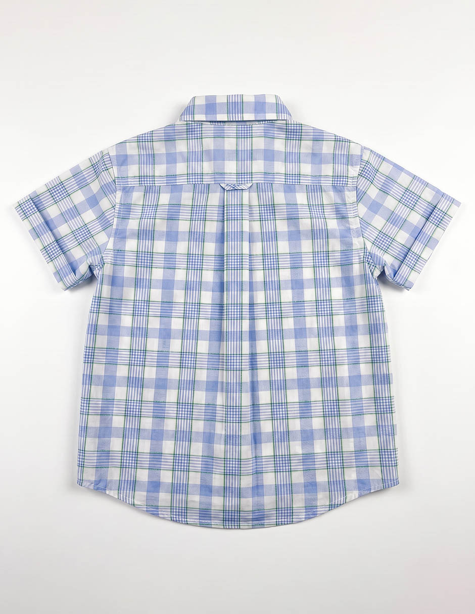 Camisa casual de algodón manga corta para niño 3