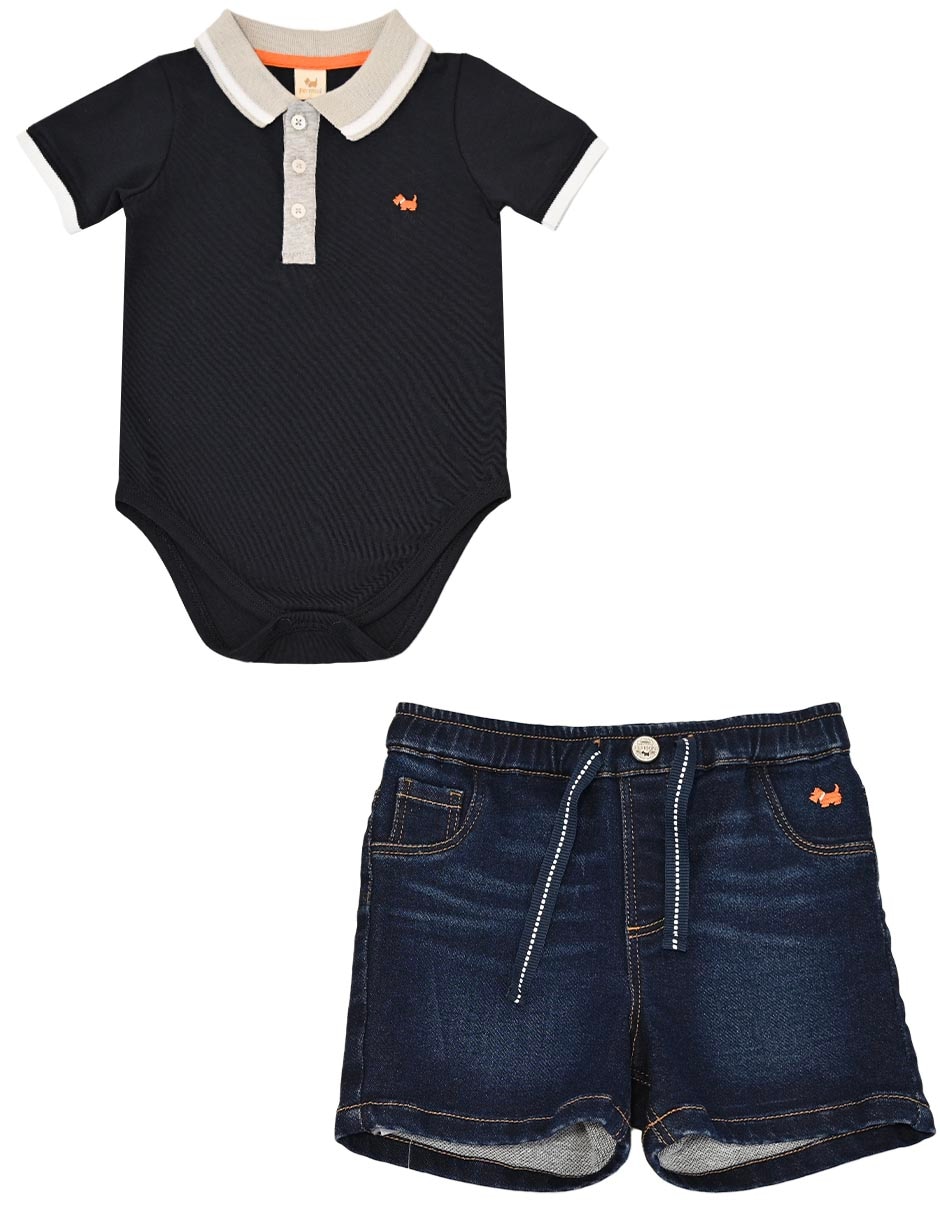 Conjunto de 2 piezas casual minta de algodón para niño Conjunto de 2 piezas casual minta de algodón para niño